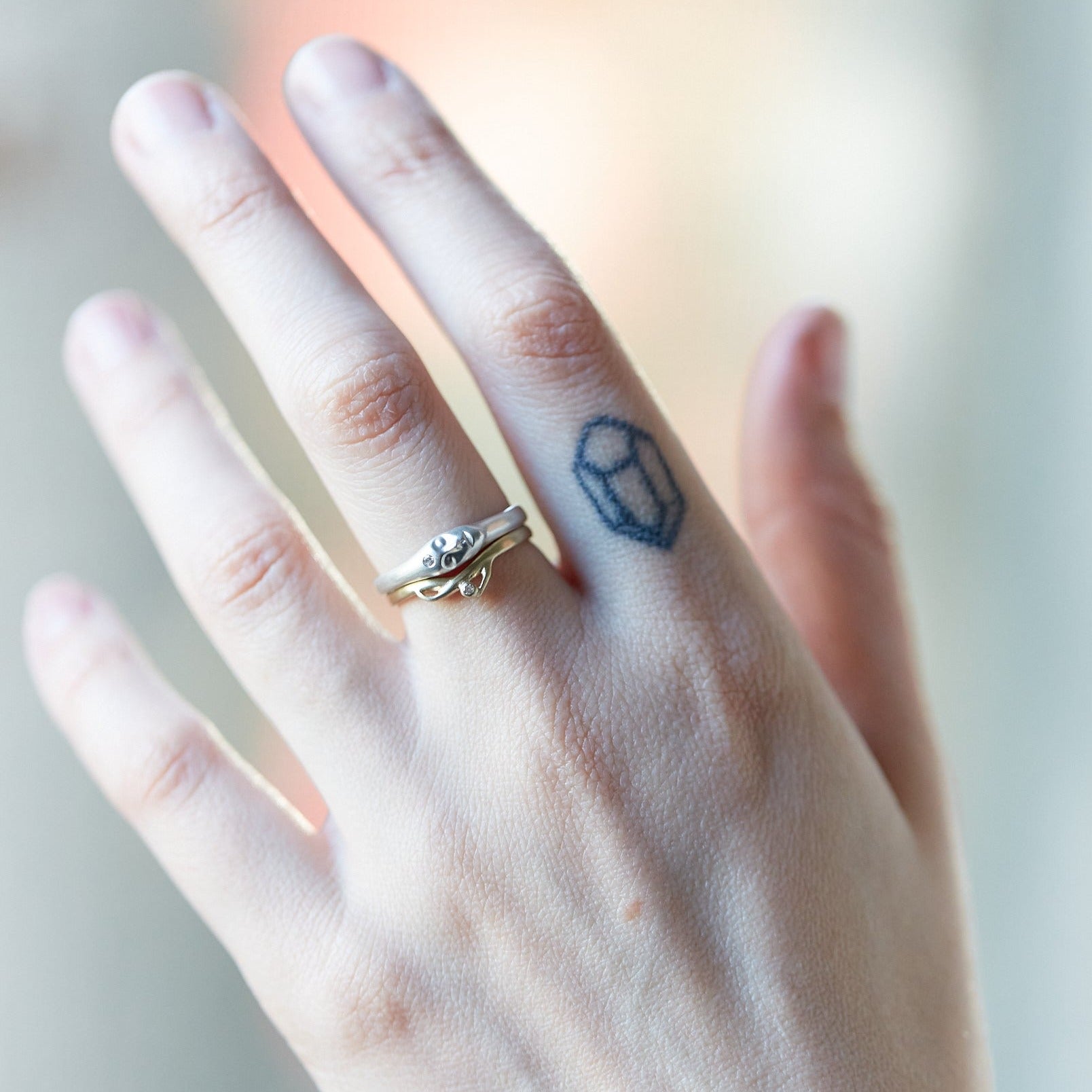 Diamond Branch Waiting Bands-Hannah Blount Jewelry