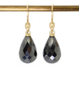 Disco Pyrite Figurehead Cameo Earrings-Hannah Blount Jewelry
