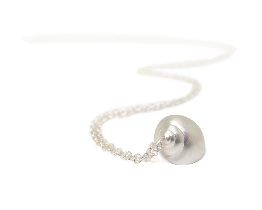 Large Moon Snail Shell Ruthie B. Necklace-Hannah Blount Jewelry