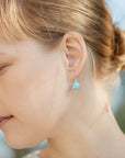 Turquoise Buoy Ruthie B. Earrings-Hannah Blount Jewelry