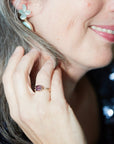 Pinot Sapphire + Diamond Vanity Ring-Hannah Blount Jewelry