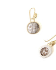 Ancient Sisters of Medusa Coin Cameo Earrings-Hannah Blount Jewelry