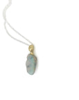 Springtide Fossilized Opal Cameo Necklace-Hannah Blount Jewelry