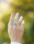 Land, Sea, and Air Opal Vanity Ring-Hannah Blount Jewelry