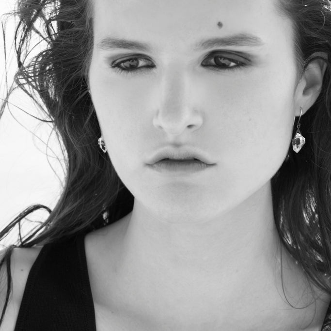 Medium Sticks and Stones Herkimer Quartz Earrings-Hannah Blount Jewelry