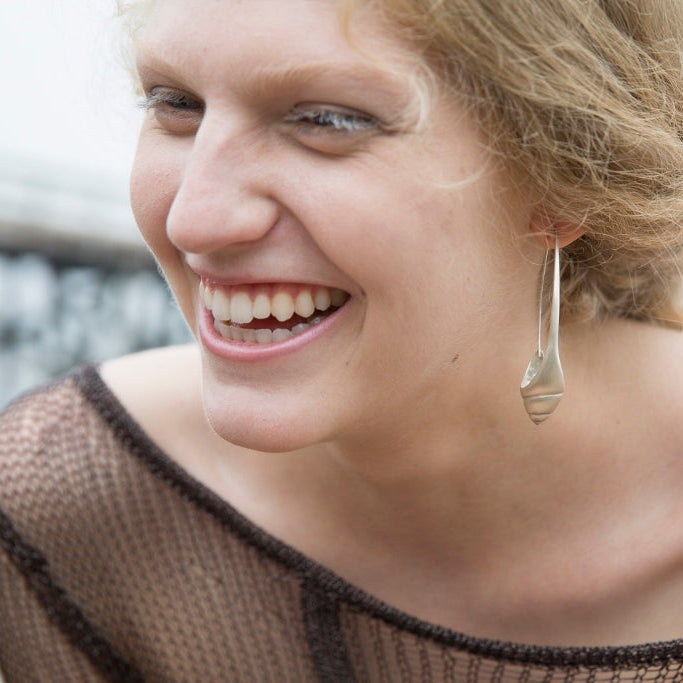 Sea Snail Hoops-Hannah Blount Jewelry